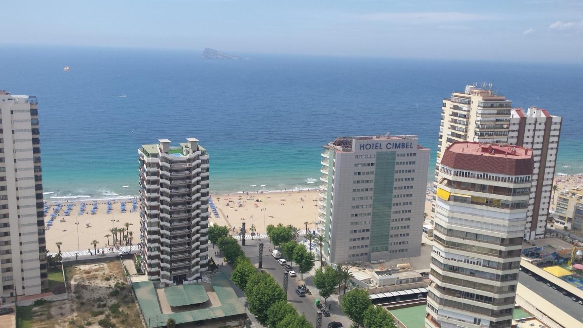 Disponible En Abril-Wifi-3Hab, 6 Pers, -Piscina, Aire Acondi-Parking Opcionable Extra Lägenhet Benidorm Exteriör bild
